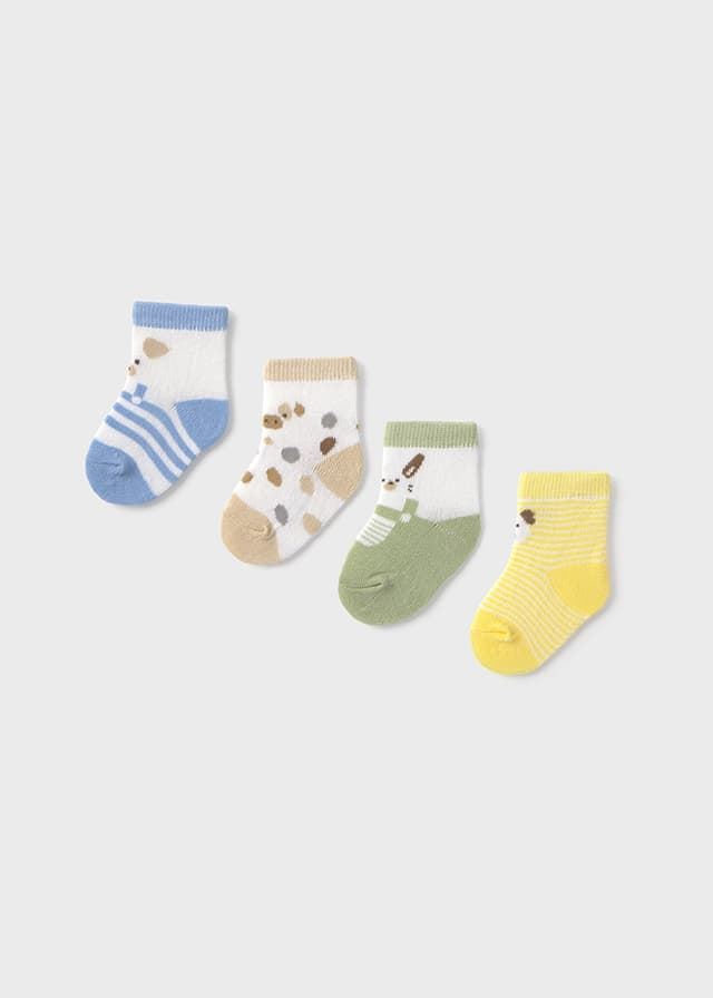 Set 4 calcetines multicolor - Imagen 1