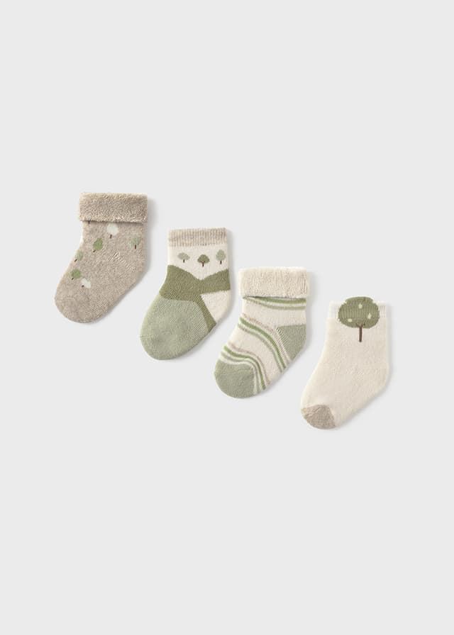Set 4 calcetines salvia - Imagen 1