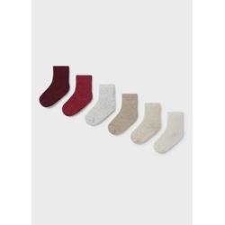 Set 6 calcetines ciruela - Imagen 1