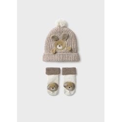 Set gorro-calcetines moca - Imagen 1