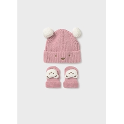 Set gorro-calcetines orquídea - Imagen 1