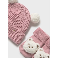 Set gorro-calcetines orquídea - Imagen 2