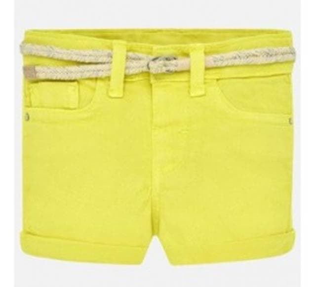 Short sarga amarillo - Imagen 1