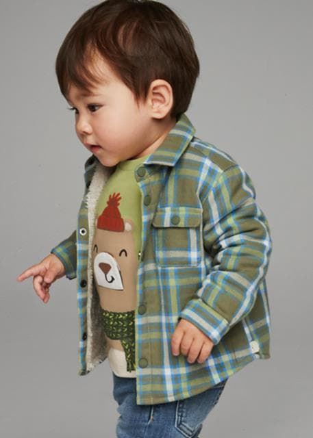 Sobrecamisa cuadros bosque - Imagen 2