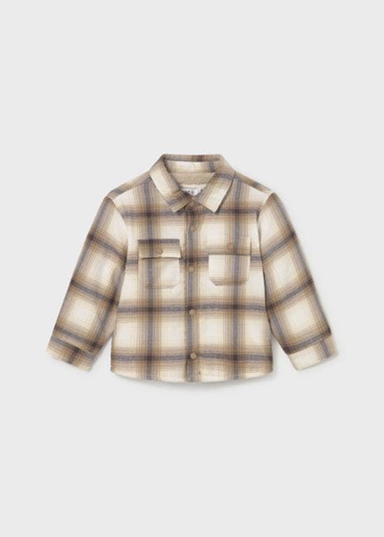 Sobrecamisa cuadros galleta - Imagen 1