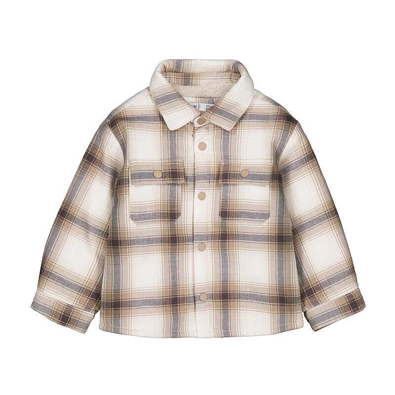 Sobrecamisa cuadros galleta - Imagen 4