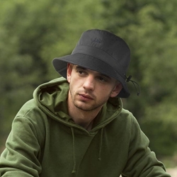 Sombrero pescador impermeable negro - Imagen 1