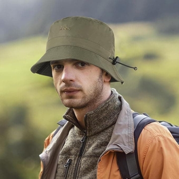 Sombrero pescador impermeable verde - Imagen 1