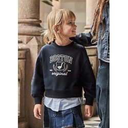 Sudadera combinada marino - Imagen 1