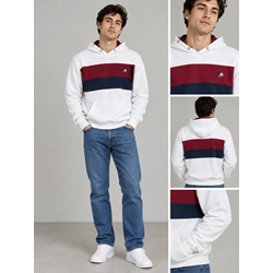 Sudadera grana-crudo - Imagen 1