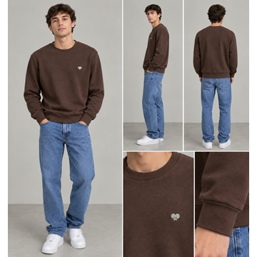 Sudadera marrón - Imagen 1