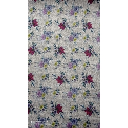 Tela de punto de invierno estampado gris - Imagen 1