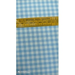 Tela Vichy 70/30 Manzana - Imagen 1