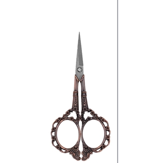 Tijera para bordar vintage con punta recta 4,5" (11,04cm) cobre - Imagen 1