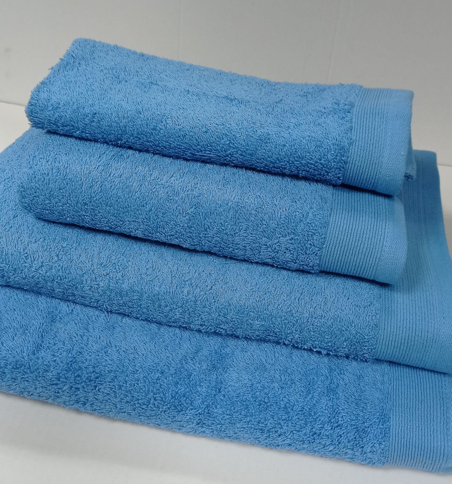 Toalla Trovador VENUS AZURE 100% Algodón 500gr - Imagen 3