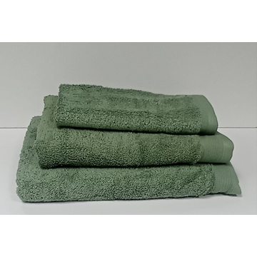 Toalla Trovador VENUS Oliva Rizo 100% algodón 500gr - Imagen 1