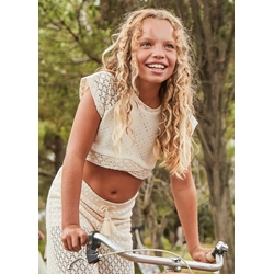 Top calado hueso - Imagen 1