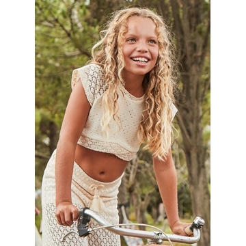 Top calado hueso - Imagen 1