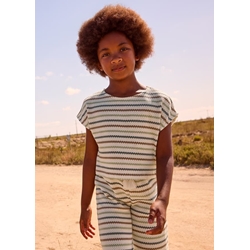 Top crochet hueso-arcilla - Imagen 1