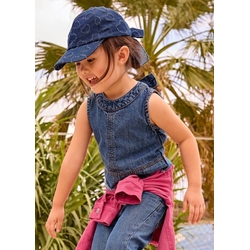 Top denim fluido - Imagen 1