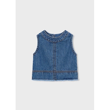 Top denim fluido - Imagen 2