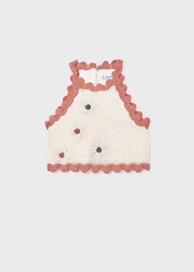 Top tricot flores - Imagen 2