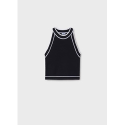 Top tricot negro - Imagen 1