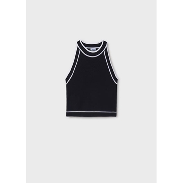 Top tricot negro - Imagen 1