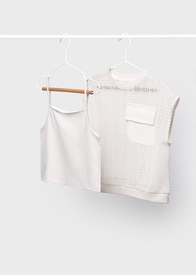 Twin set hueso - Imagen 4