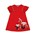 Vestido bordado rojo - Imagen 1