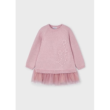 Vestido combinado rosado - Imagen 2