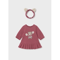 Vestido con diadema ciruela - Imagen 1