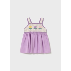 Vestido crochet lilac - Imagen 1