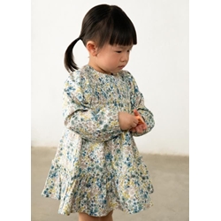 Vestido estampado anís - Imagen 1