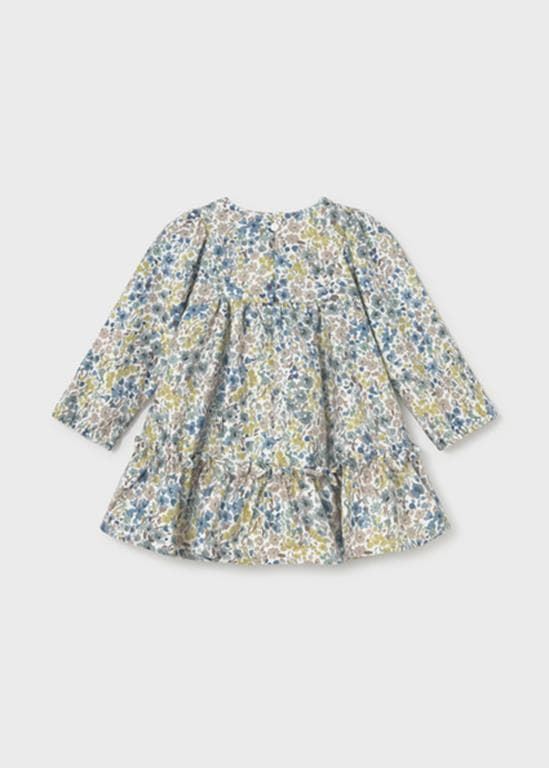 Vestido estampado anís - Imagen 4