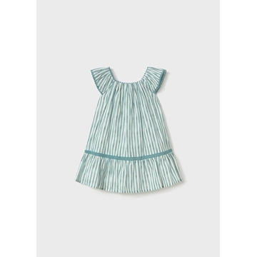 Vestido estampado esmeralda - Imagen 1