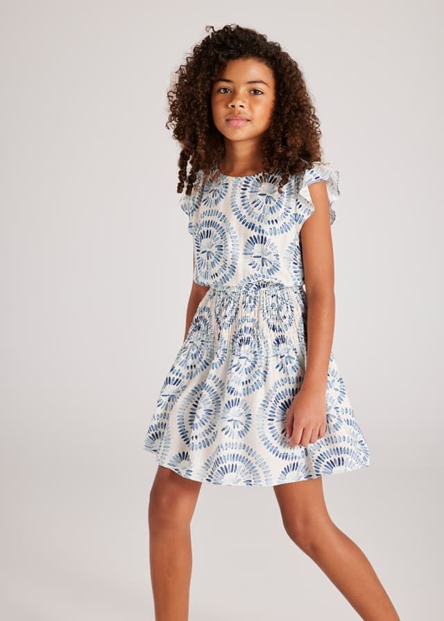 Vestido estampado lago - Imagen 3