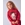 Vestido felpa capucha rojo - Imagen 2