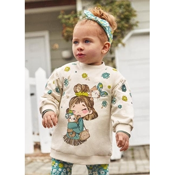 Vestido felpa garbanzo - Imagen 1