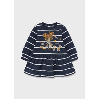 Vestido felpa tinta - Imagen 1