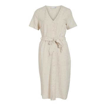 Vestido natural melange viprisilla - Imagen 1