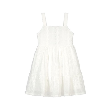 Vestido perforado crudo - Imagen 1