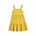 Vestido  perforado miel - Imagen 1