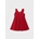 Vestido perforado rojo - Imagen 2