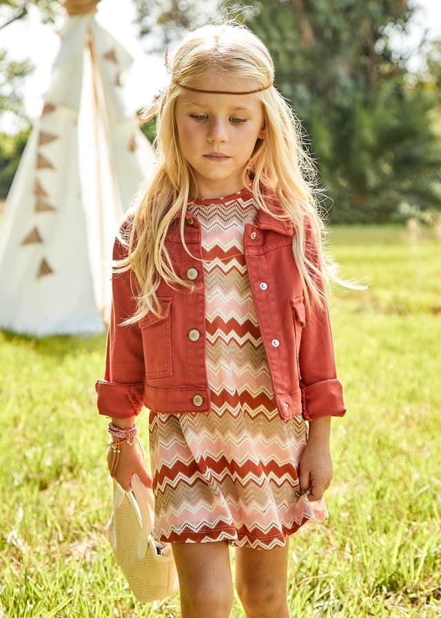 Vestido salmón - Imagen 1