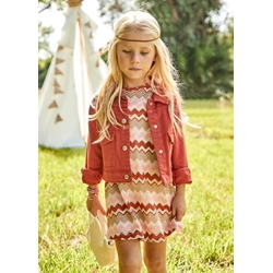 Vestido salmón - Imagen 1