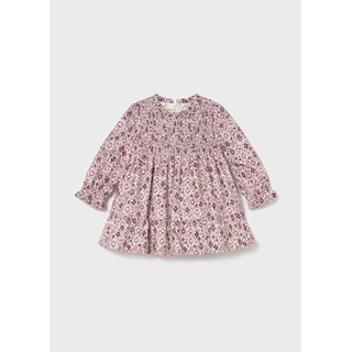 Vestido terciopelo estampado cuarzo - Imagen 1