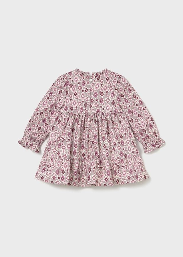 Vestido terciopelo estampado cuarzo - Imagen 2