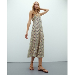 Vestido verde-morado - Imagen 1