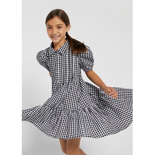 Vestido vichy negro - Imagen 1